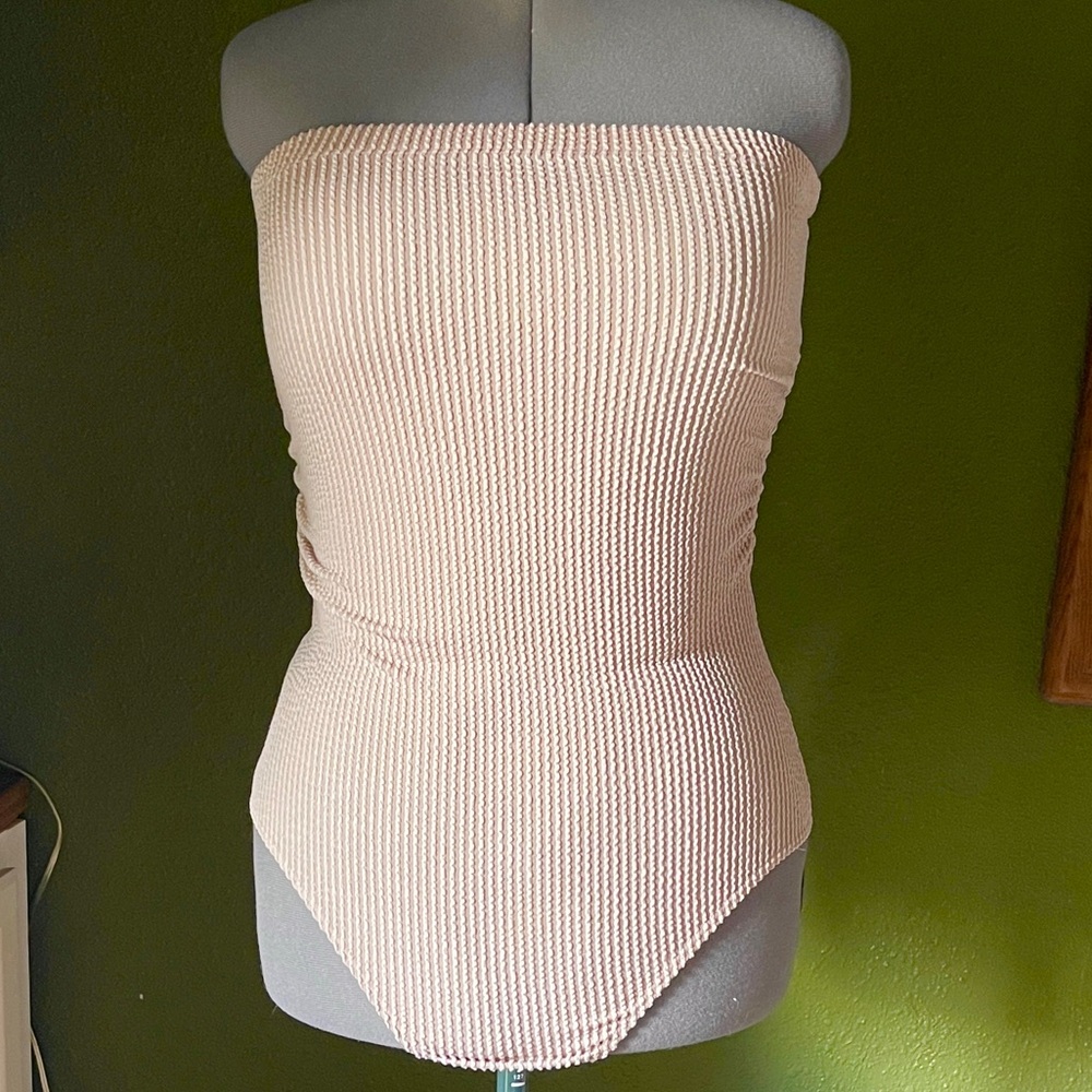 Rylin Ribbed Bodysuit Fashion Nova in Oatmeal | size L